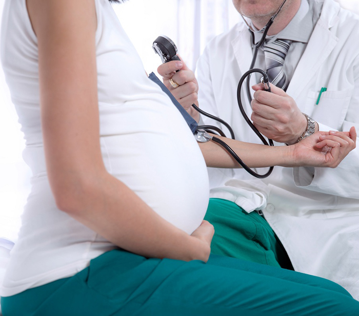Hypertension in the setting of pregnancy is approached slightly differently given the clinical context (source)
