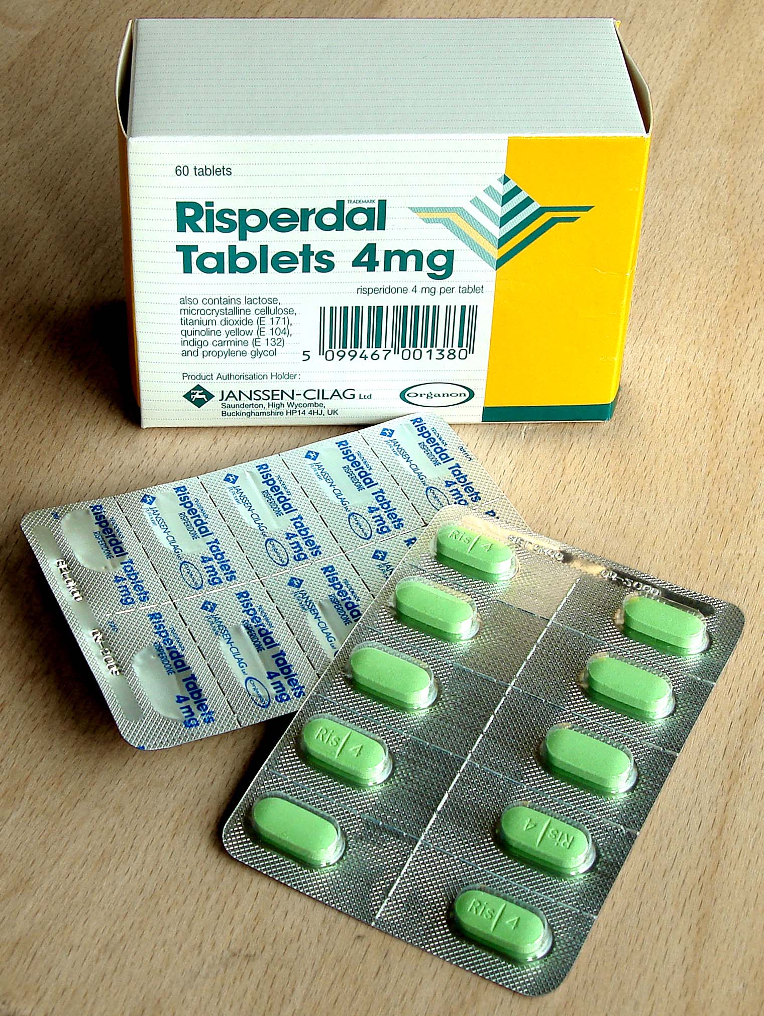 risperdal used for anxiety